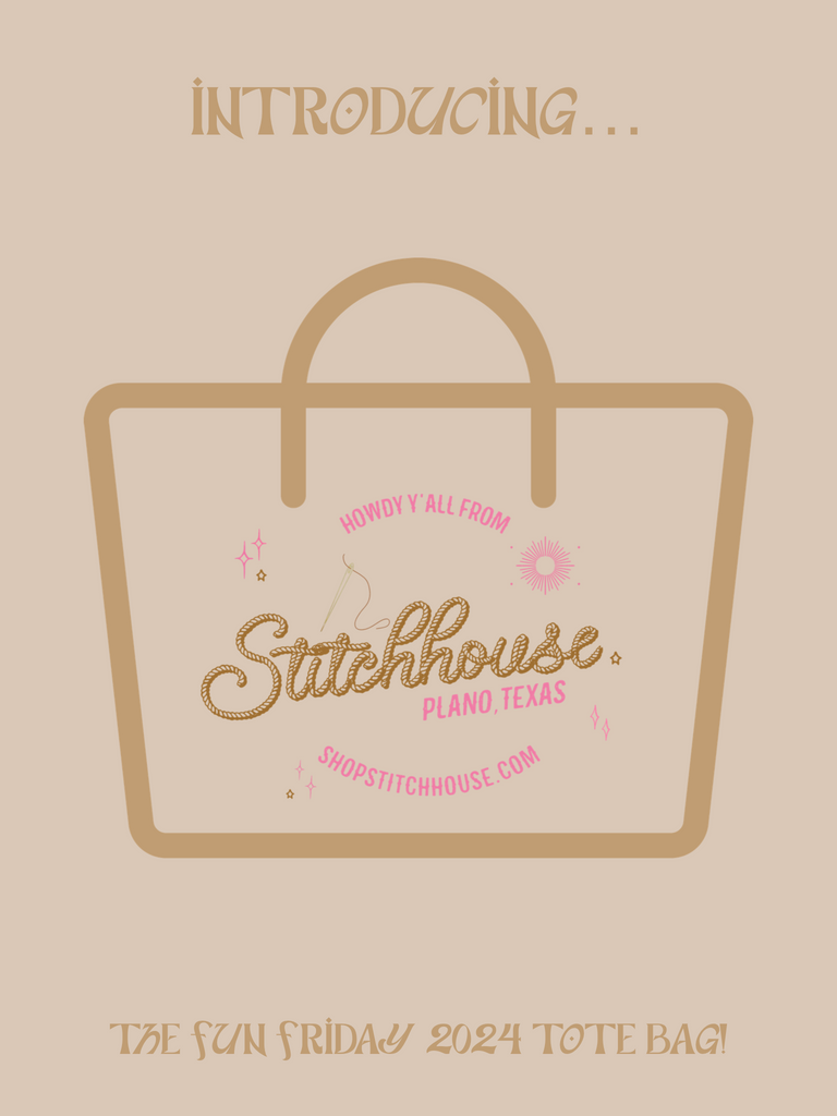 Introducing... the 2024 Stitchhouse Fun Friday Tote Bag Design!